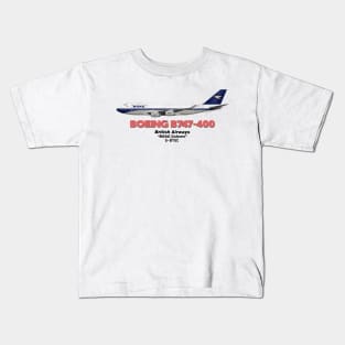 Boeing B747-400 - British Airways "BOAC Colours" Kids T-Shirt